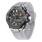 LovelyRLovely LovelyRLovely Digital Alloy Watch Men Transparent Gray LovelyRLovely Digital Alloy Watch Men