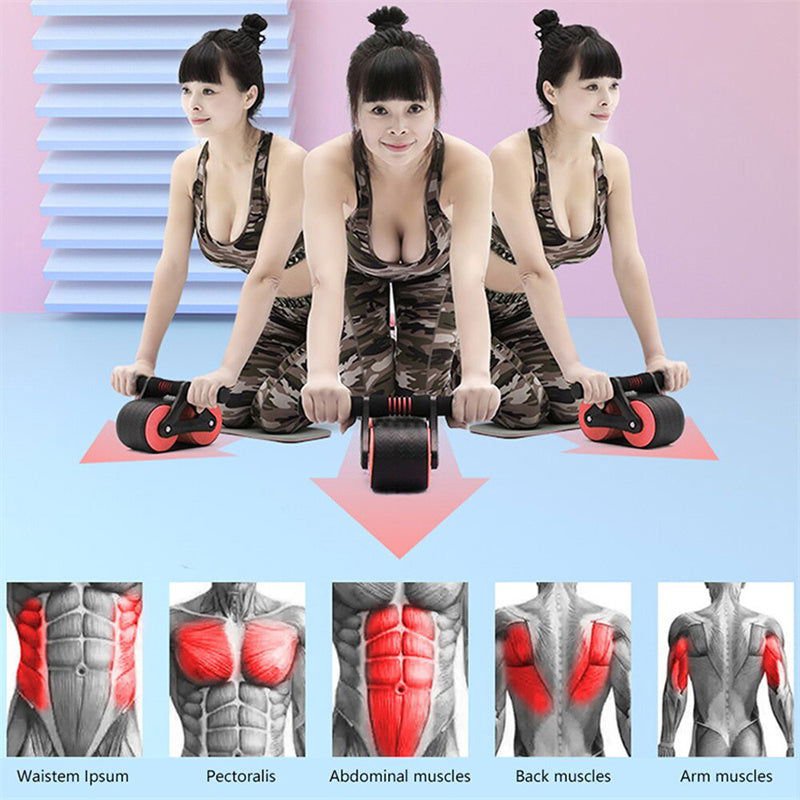 LovelyRLovely LovelyRLovely Double Wheel Abdominal Exe LovelyRLovely Double Wheel Abdominal Exerciser