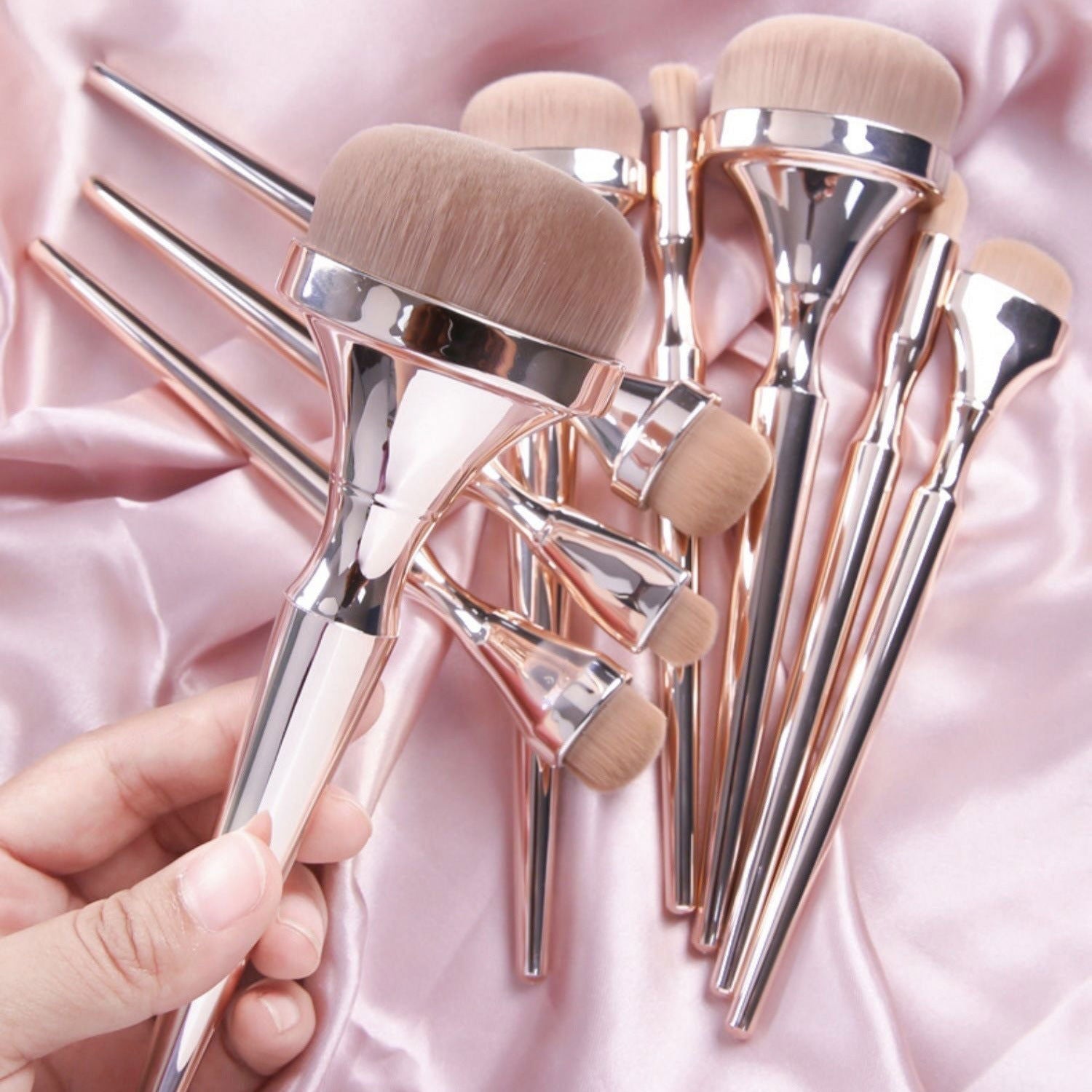 LovelyRLovely LovelyRLovely Drunk Gold Makeup Brush Se 5 Gold Makeup Brushes LovelyRLovely Drunk Gold Makeup Brush Set