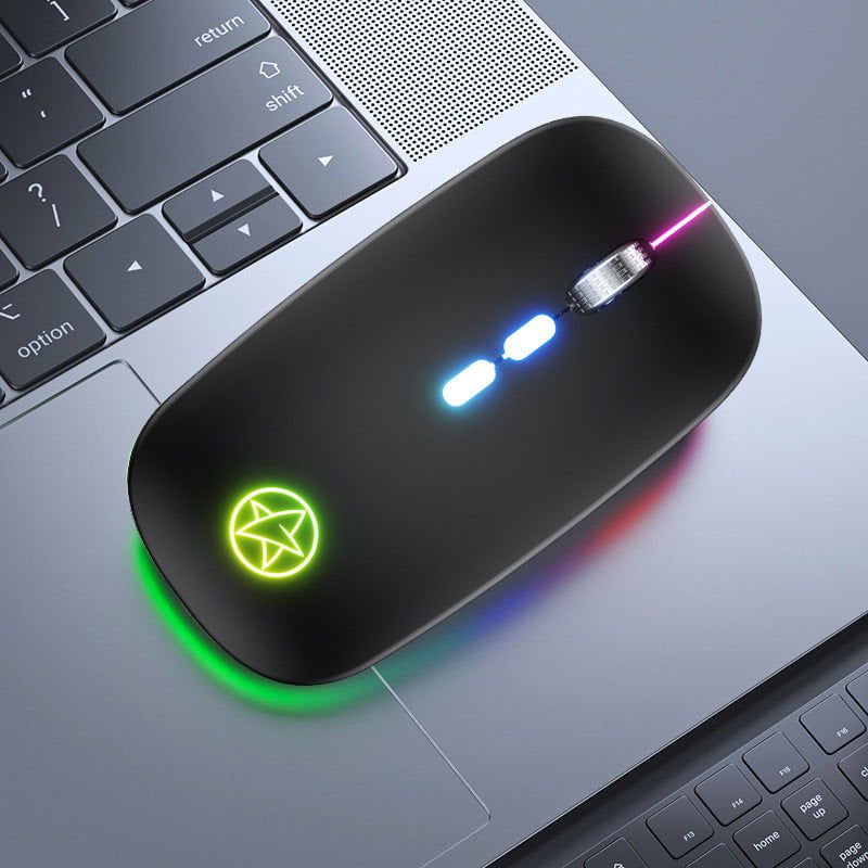 LovelyRLovely LovelyRLovely Dual-mode Wireless Bluetoo Black LovelyRLovely Dual-mode Wireless Bluetooth Mouse