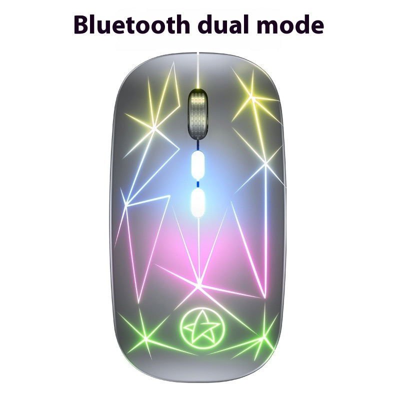 LovelyRLovely LovelyRLovely Dual-mode Wireless Bluetoo Bluetooth Silver LovelyRLovely Dual-mode Wireless Bluetooth Mouse