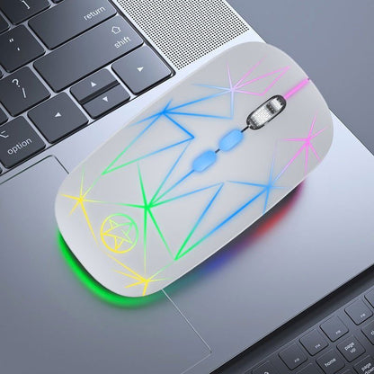 LovelyRLovely LovelyRLovely Dual-mode Wireless Bluetoo White LovelyRLovely Dual-mode Wireless Bluetooth Mouse