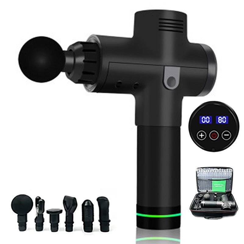 LovelyRLovely LovelyRLovely Electric Fascia Gun Fitnes Black / Touch / AU LovelyRLovely Electric Fascia Gun Fitness Massager