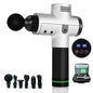 LovelyRLovely LovelyRLovely Electric Fascia Gun Fitnes Silver / Touch / AU LovelyRLovely Electric Fascia Gun Fitness Massager