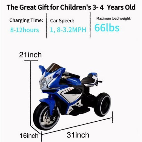 LovelyRLovely LovelyRLovely Electric Kids Motorcycle LovelyRLovely Electric Kids Motorcycle