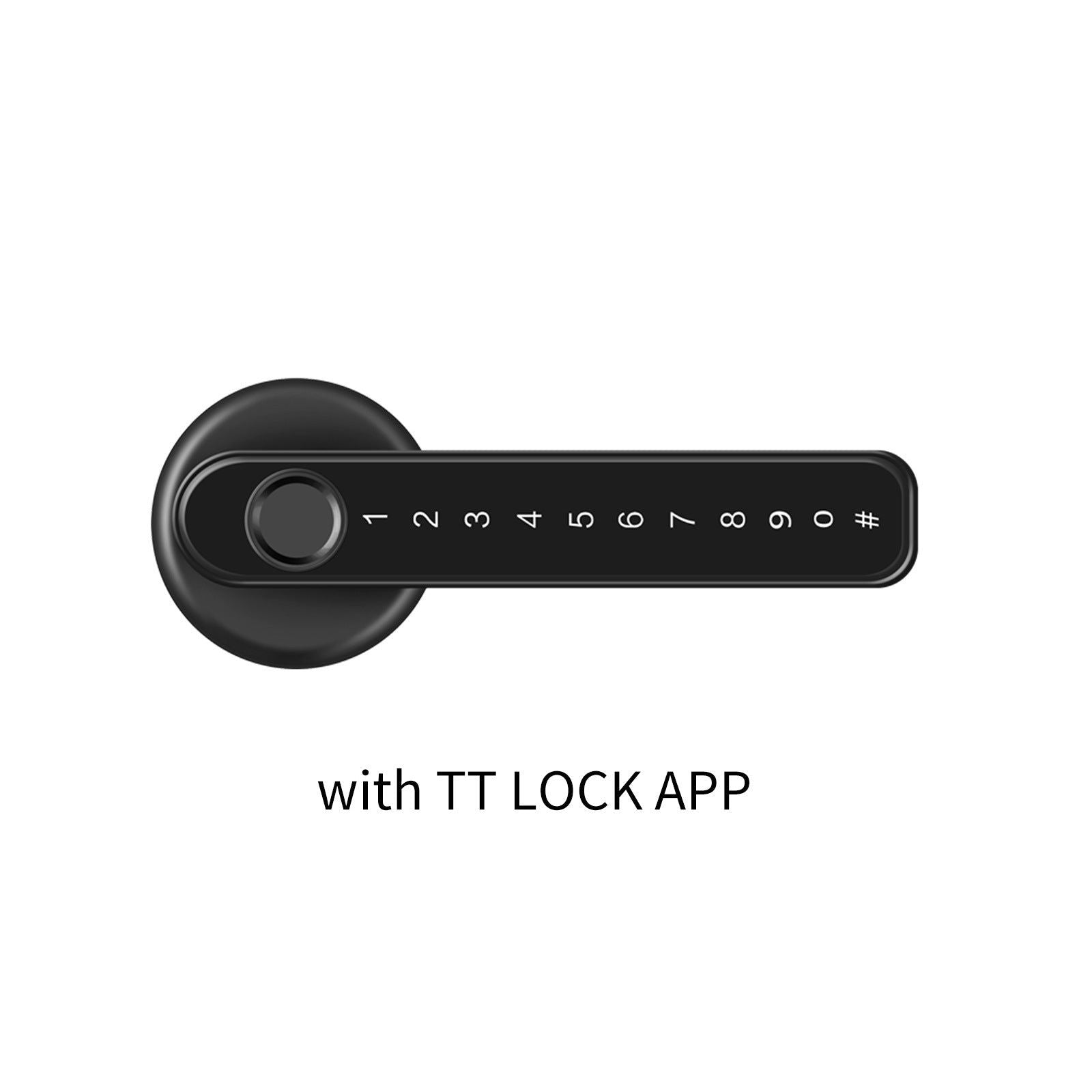 LovelyRLovely LovelyRLovely Electronic Fingerprint Loc Black / APP LovelyRLovely Electronic Fingerprint Lock