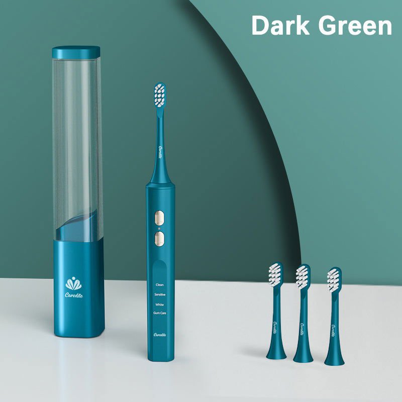 LovelyRLovely LovelyRLovely Electronic Toothbrush With Dark green LovelyRLovely Electronic Toothbrush With Ultraviolet Disinfection Function