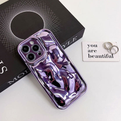 LovelyRLovely LovelyRLovely Electroplated Meteorite P Purple / IPhone11 LovelyRLovely Electroplated Meteorite Pattern Phone Case