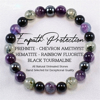 LovelyRLovely LovelyRLovely Empath Protection Natural L02748 Mm LovelyRLovely Empath Protection Natural Stone Bracelet