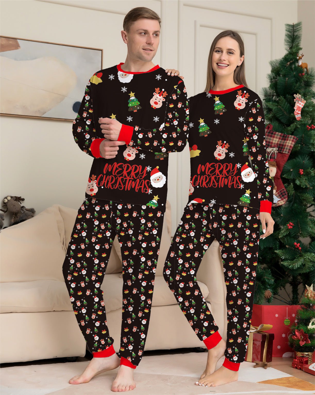 LovelyRLovely LovelyRLovely Family Christmas Matching LovelyRLovely Family Christmas Matching Pajamas Set