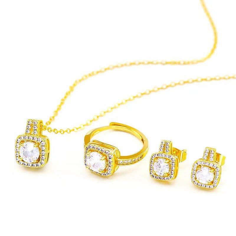 LovelyRLovely LovelyRLovely Fashion Zircon Jewelry Set