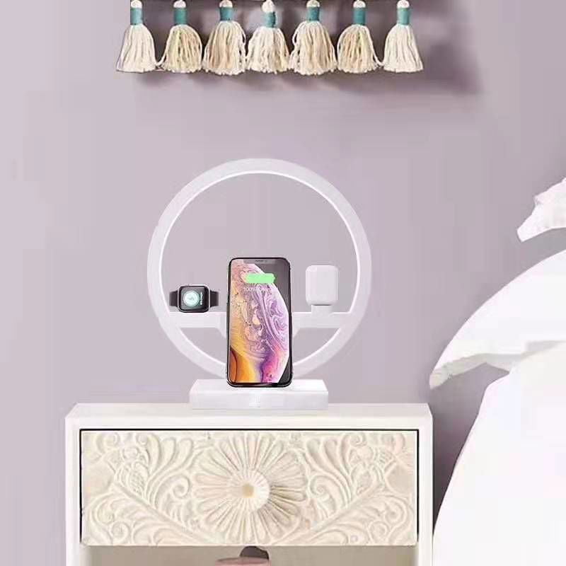 LovelyRLovely LovelyRLovely Fast Charging 4 in 1 Bedsi LovelyRLovely Fast Charging 4 in 1 Bedside Lamp Wireless Charger