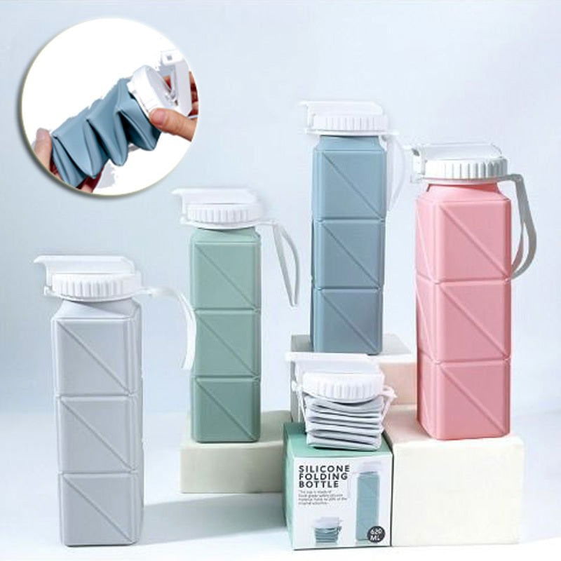 LovelyRLovely LovelyRLovely Foldable Water Bottle Spor LovelyRLovely Portable Silicone Folding Cups