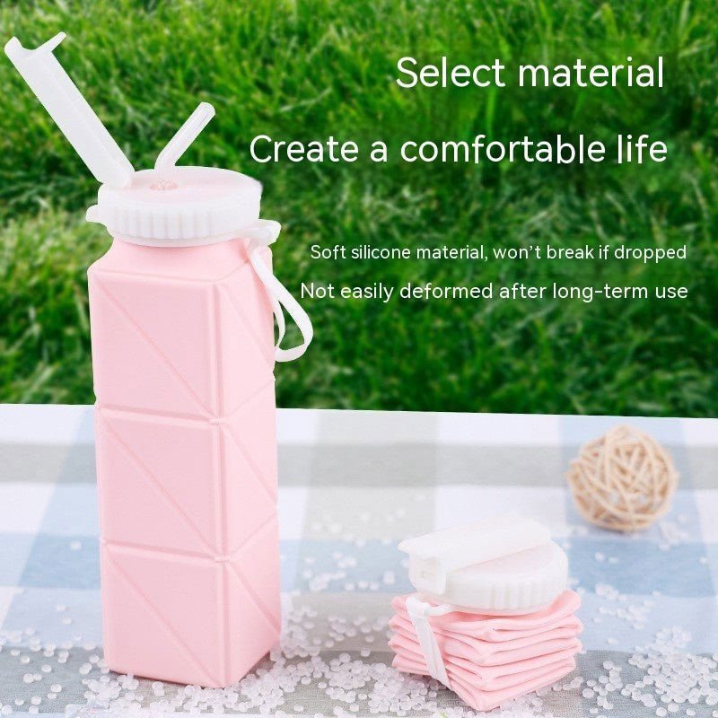 LovelyRLovely LovelyRLovely Foldable Water Bottle Spor LovelyRLovely Portable Silicone Folding Cups