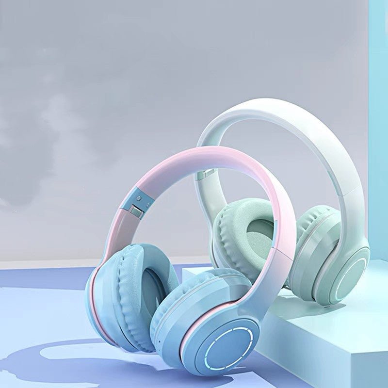 LovelyRLovely LovelyRLovely Foldable Wireless Gradient LovelyRLovely Foldable Wireless Gradient Bluetooth Headset