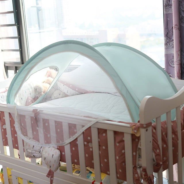 LovelyRLovely LovelyRLovely Folding Breathable Mosquit LovelyRLovely Folding Breathable Mosquito Net In Crib