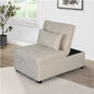 LovelyRLovely LovelyRLovely Folding Ottoman Sofa Bed Beige LovelyRLovely Folding Ottoman Sofa Bed