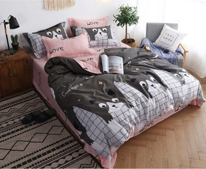 LovelyRLovely LovelyRLovely Four PCS Bed Set LovelyRLovely Four PCS Bed Set