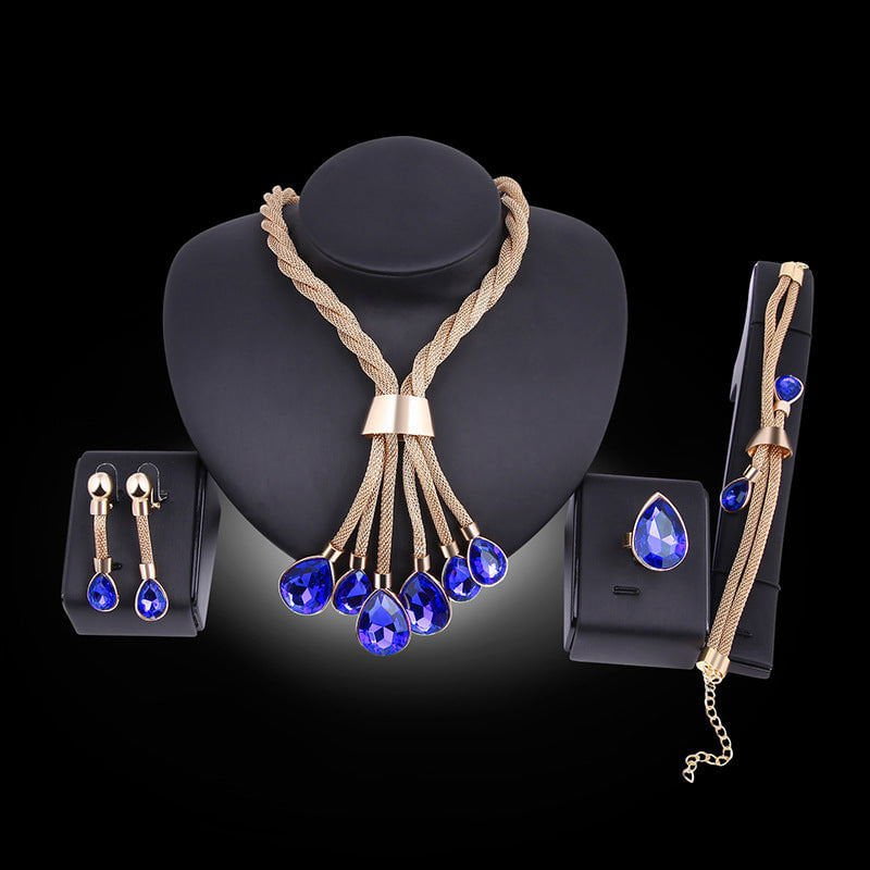 LovelyRLovely LovelyRLovely Four-piece Gilded Jeweller Gold LovelyRLovely Four-piece Gilded Jewellery Set