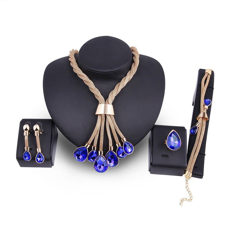 LovelyRLovely LovelyRLovely Four-piece Gilded Jeweller Gold LovelyRLovely Four-piece Gilded Jewellery Set