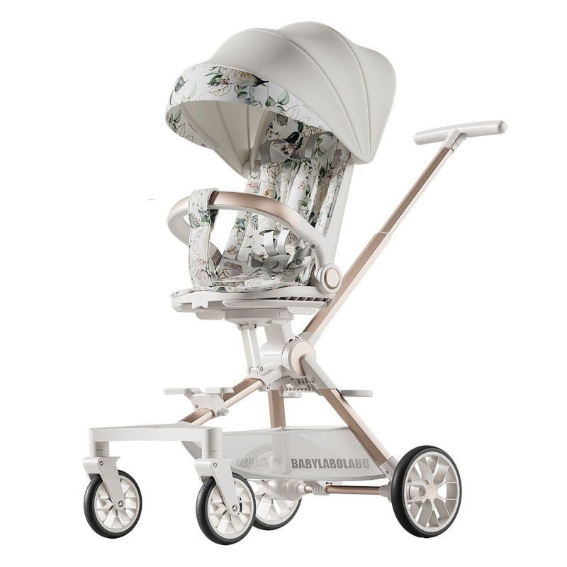 LovelyRLovely LovelyRLovely Four-wheel Infants Two-way Beige Bear Hood LovelyRLovely Four-wheel Infants Two-way Reclining Trolley