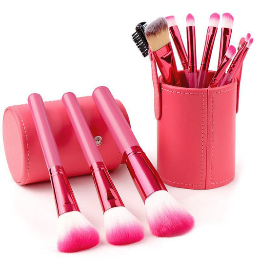 LovelyRLovely LovelyRLovely Full Set Makeup Brushes Pink LovelyRLovely Full Set Makeup Brushes