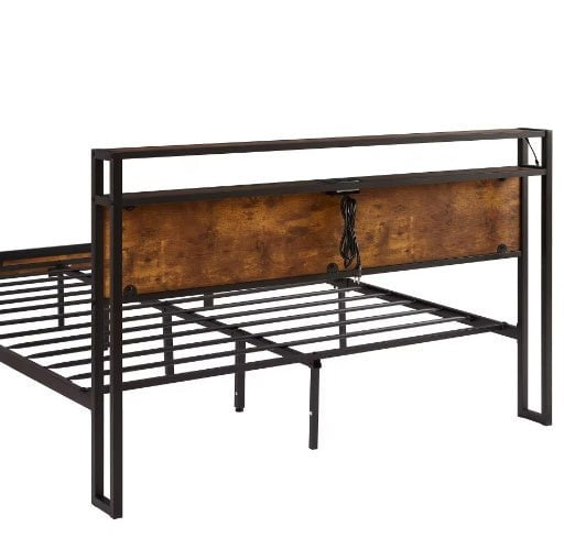 LovelyRLovely LovelyRLovely Full Size Metal Platform B Black LovelyRLovely Full Size Metal Platform Bed Frame