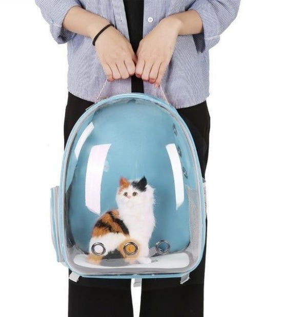 LovelyRLovely LovelyRLovely Full Transparent Pet Space Blue B LovelyRLovely Full Transparent Pet Space Bag