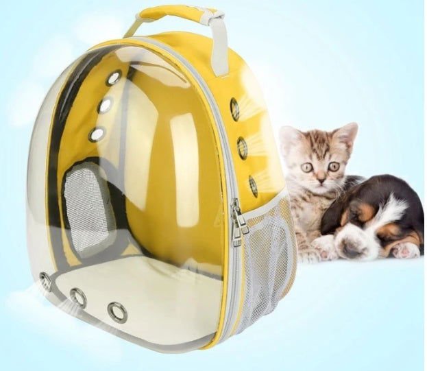 LovelyRLovely LovelyRLovely Full Transparent Pet Space Yellow B LovelyRLovely Full Transparent Pet Space Bag