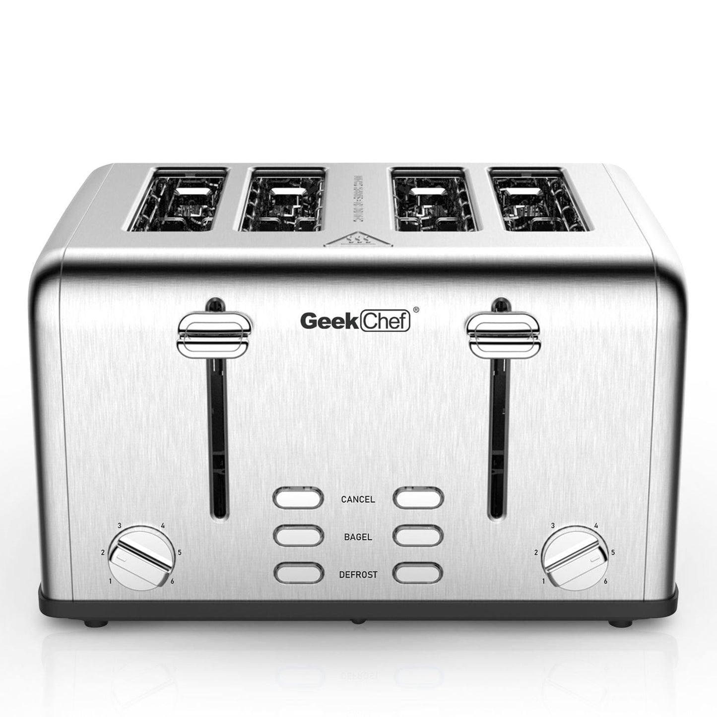 LovelyRLovely LovelyRLovely Geek Chef Stainless 4 Slic default LovelyRLovely Geek Chef Stainless 4 Slice Toaster