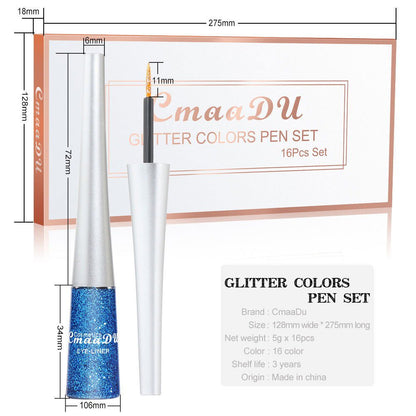 LovelyRLovely LovelyRLovely Glitter Liquid Eyeliner Se Suit LovelyRLovely Glitter Liquid Eyeliner Set