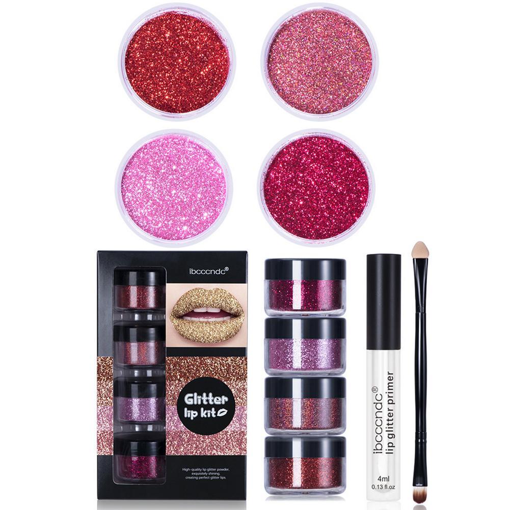 LovelyRLovely LovelyRLovely Glitter Long Lasting Lip G A LovelyRLovely Glitter Long Lasting Lip Gloss Kit With Lip Primer