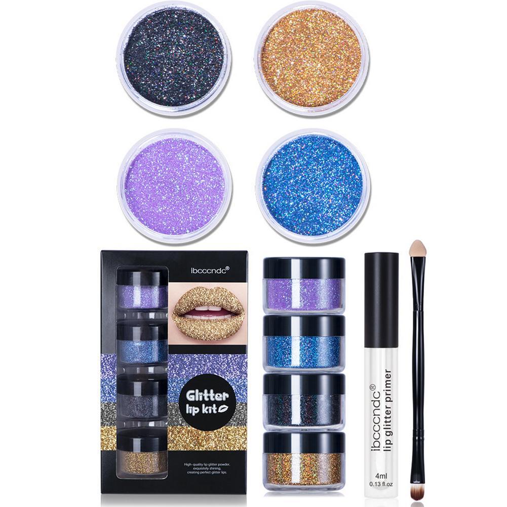 LovelyRLovely LovelyRLovely Glitter Long Lasting Lip G B LovelyRLovely Glitter Long Lasting Lip Gloss Kit With Lip Primer