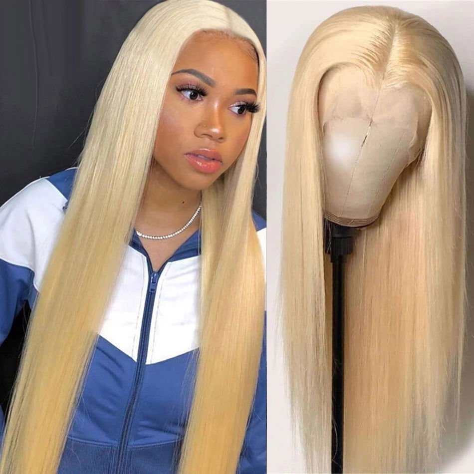 LovelyRLovely LovelyRLovely Golden Long Straight Lace Gold / 10inch LovelyRLovely Golden Long Straight Lace Wig