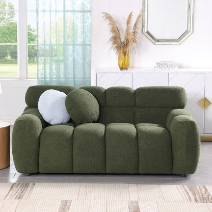 LovelyRLovely LovelyRLovely Green Upholstered Sofa Green LovelyRLovely Green Upholstered Sofa