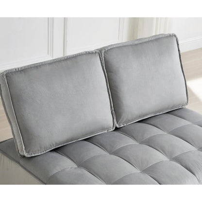 LovelyRLovely LovelyRLovely Grey Convertible Sleeping Grey LovelyRLovely Grey Convertible Sleeping Sofa Bed