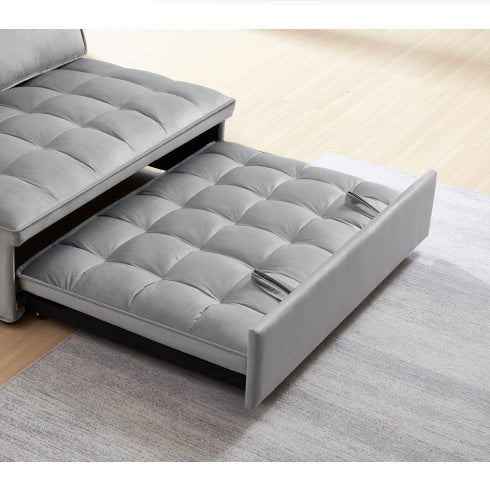 LovelyRLovely LovelyRLovely Grey Convertible Sleeping Grey LovelyRLovely Grey Convertible Sleeping Sofa Bed