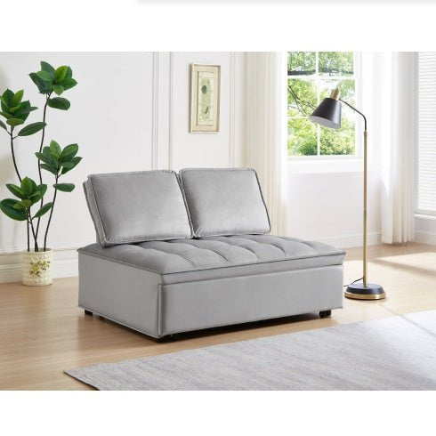 LovelyRLovely LovelyRLovely Grey Convertible Sleeping Grey LovelyRLovely Grey Convertible Sleeping Sofa Bed