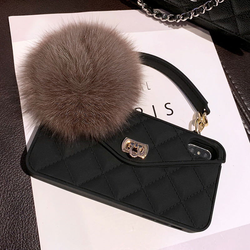 LovelyRLovely LovelyRLovely Hairball Solid Color Phone LovelyRLovely Hairball Solid Color Phone Case