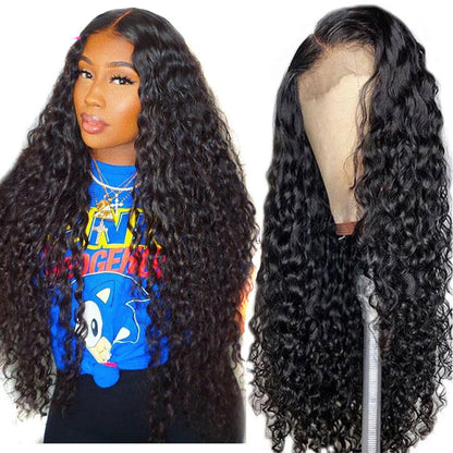 LovelyRLovely LovelyRLovely Half Lace Real Hair Water 10inch LovelyRLovely Half Lace Real Hair Water Wave Wig