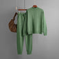 LovelyRLovely LovelyRLovely Half Turtleneck Twist Knit Green / Free Size LovelyRLovely Half Turtleneck Twist Knitting Suit