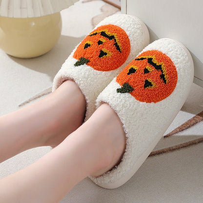 LovelyRLovely LovelyRLovely Halloween Pumpkin Cartoon LovelyRLovely Halloween Pumpkin Cartoon Slippers