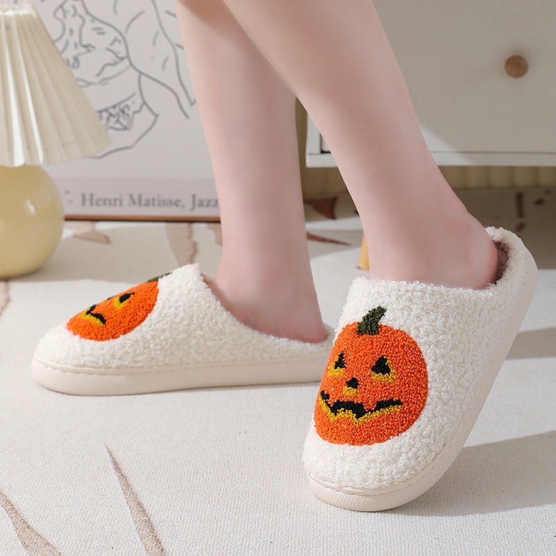 LovelyRLovely LovelyRLovely Halloween Pumpkin Cartoon LovelyRLovely Halloween Pumpkin Cartoon Slippers