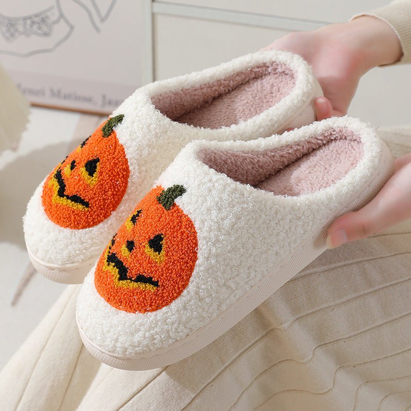 LovelyRLovely LovelyRLovely Halloween Pumpkin Cartoon LovelyRLovely Halloween Pumpkin Cartoon Slippers