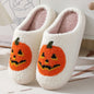 LovelyRLovely LovelyRLovely Halloween Pumpkin Cartoon White / 36or37 LovelyRLovely Halloween Pumpkin Cartoon Slippers