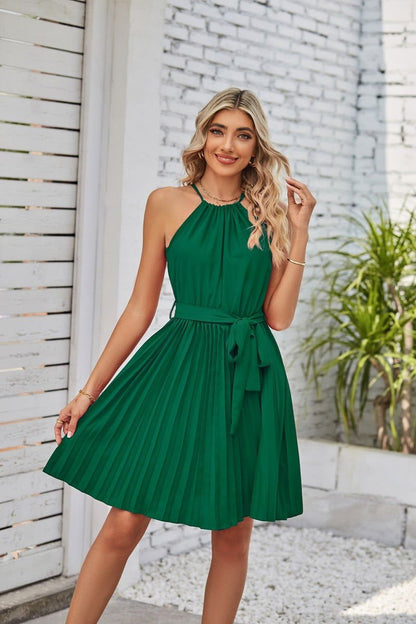 LovelyRLovely LovelyRLovely Halter Strapless Dress Green / L LovelyRLovely Halter Strapless Dress