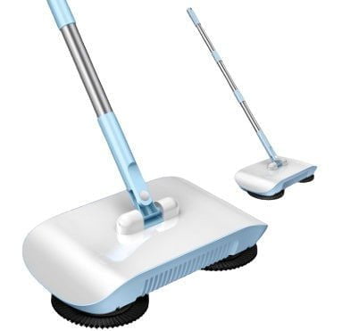 LovelyRLovely LovelyRLovely Hand Push Sweeper Blue LovelyRLovely Hand Push Sweeper