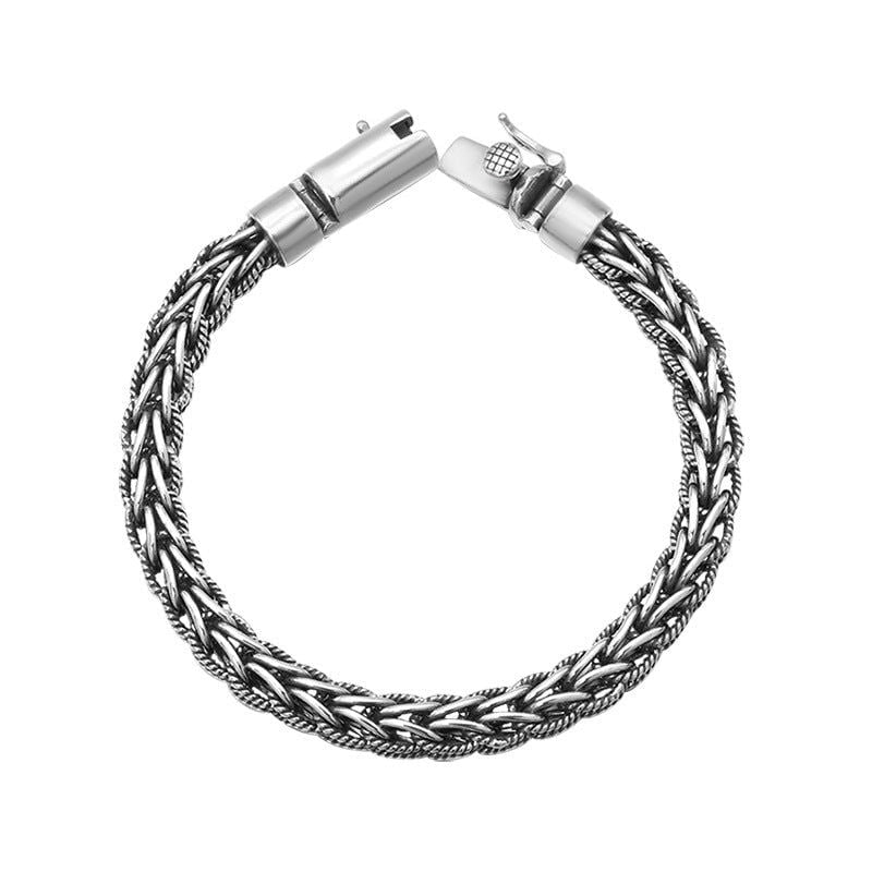 LovelyRLovely LovelyRLovely Hand-woven Stirling Silver LovelyRLovely Hand-woven Stirling Silver Bracelet