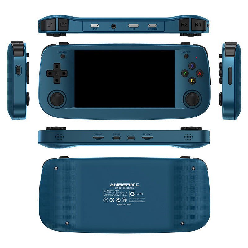 LovelyRLovely LovelyRLovely Handheld Game Console Blue / 16G add 128G / USB LovelyRLovely Handheld Game Console