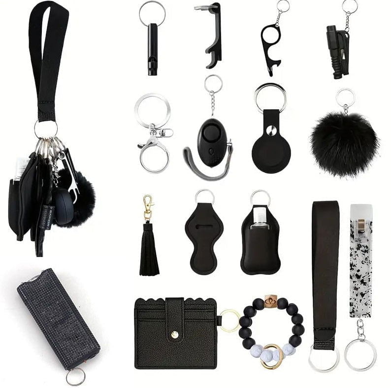 LovelyRLovely LovelyRLovely Handy Keychain Set Black LovelyRLovely Handy Keychain Set